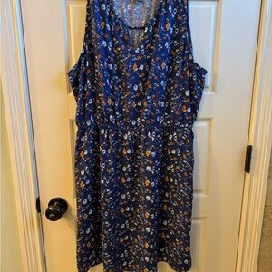 41 Hawthorn Blue Floral Mini Dress